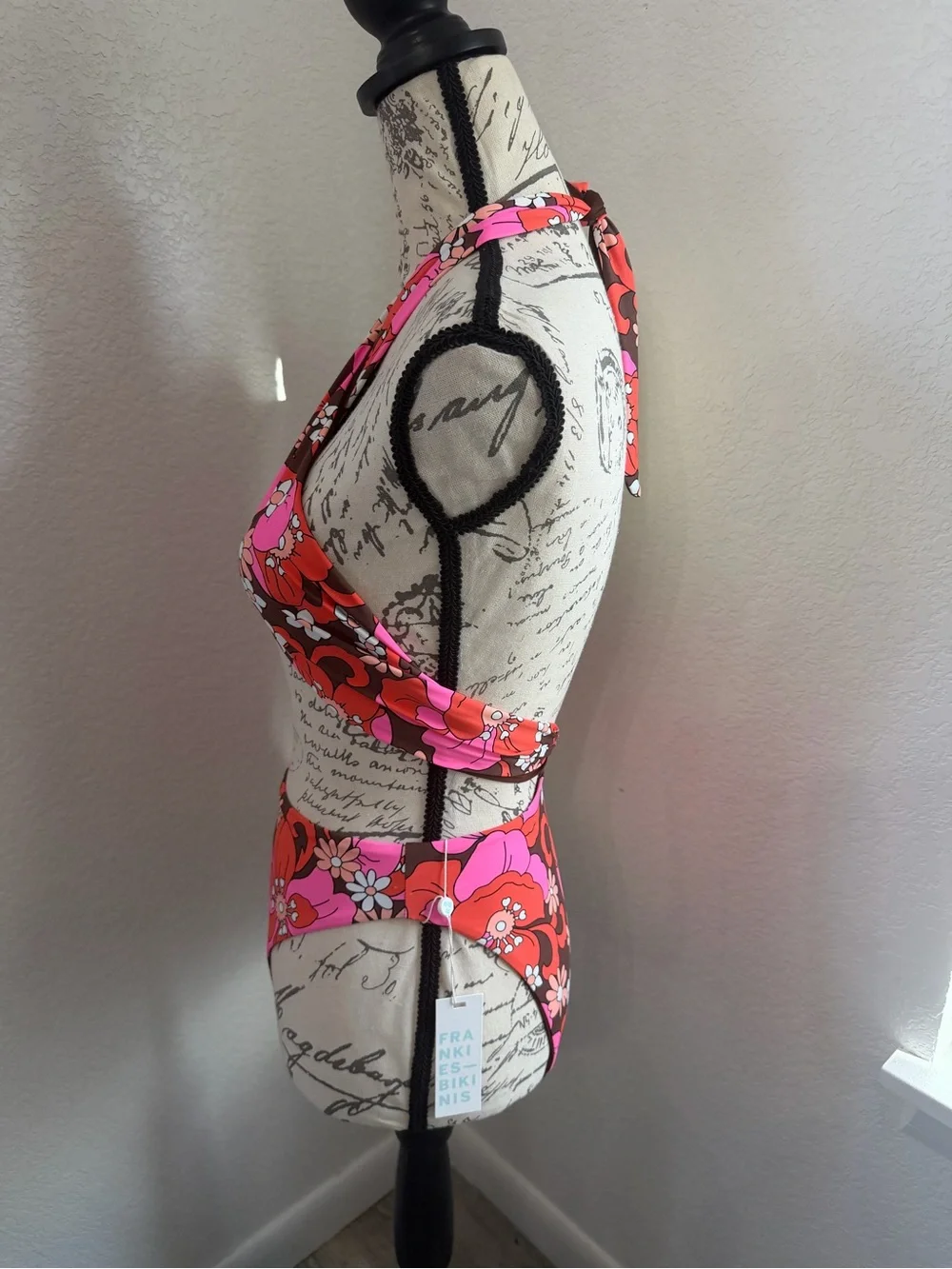 Frankie's Bikinis Dorothy One Piece Retro Floral Swimsuit